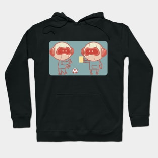 Robot football club, funny robot. Hoodie